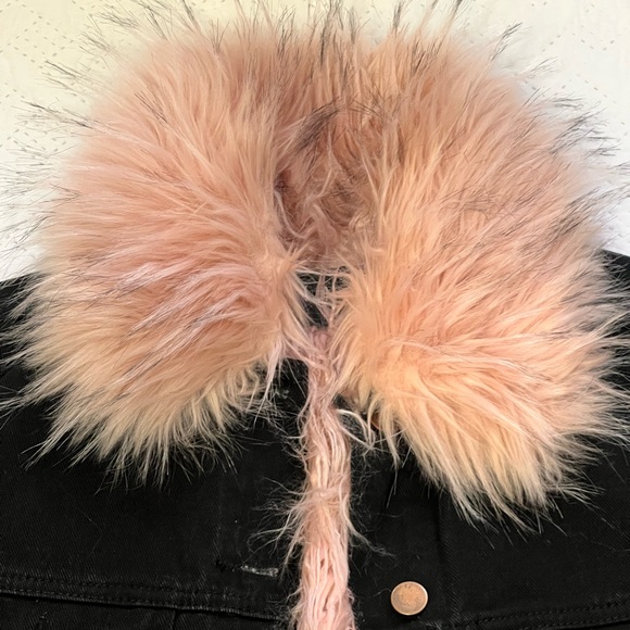 SHACI Shaggy Pink Faux Fur Jacket Size S NWOT - Picture 7 of 12